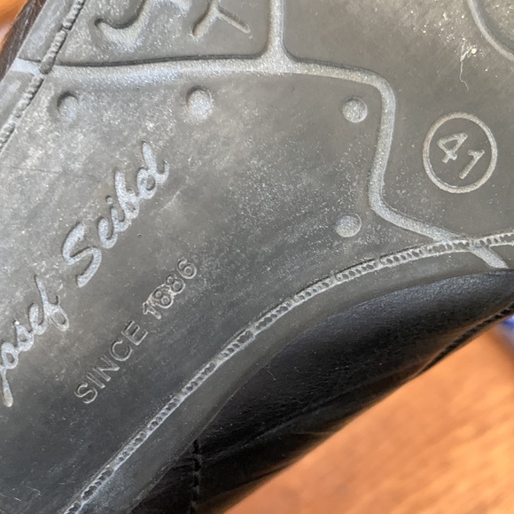 Josef Seidel comfortable walking shoes vintage styling easy modern zipper top - Picture 9 of 12